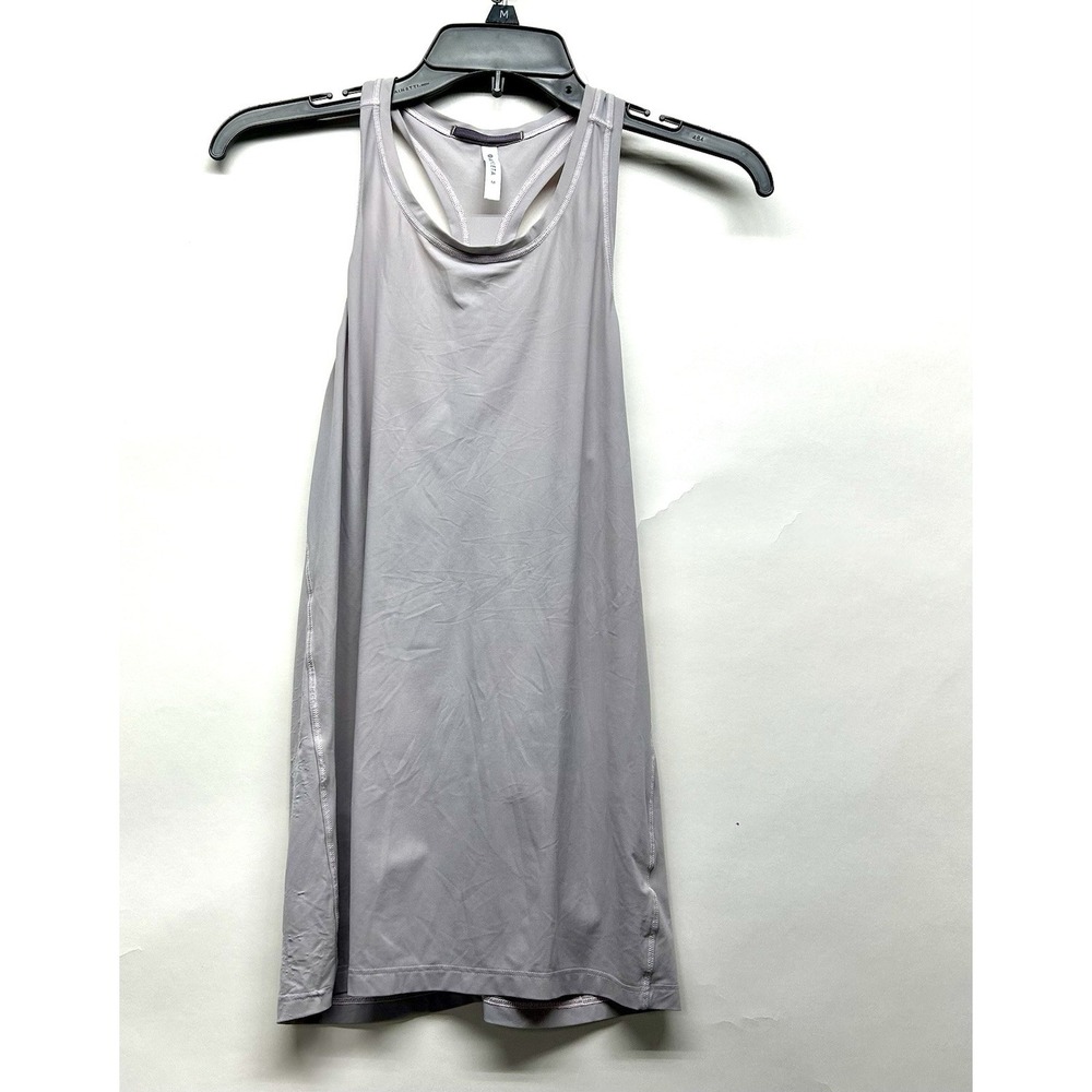 Athleta Women's Grey Violet Racerback Medium Tank Top (E1)